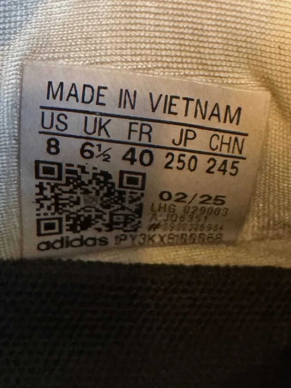adidas women size